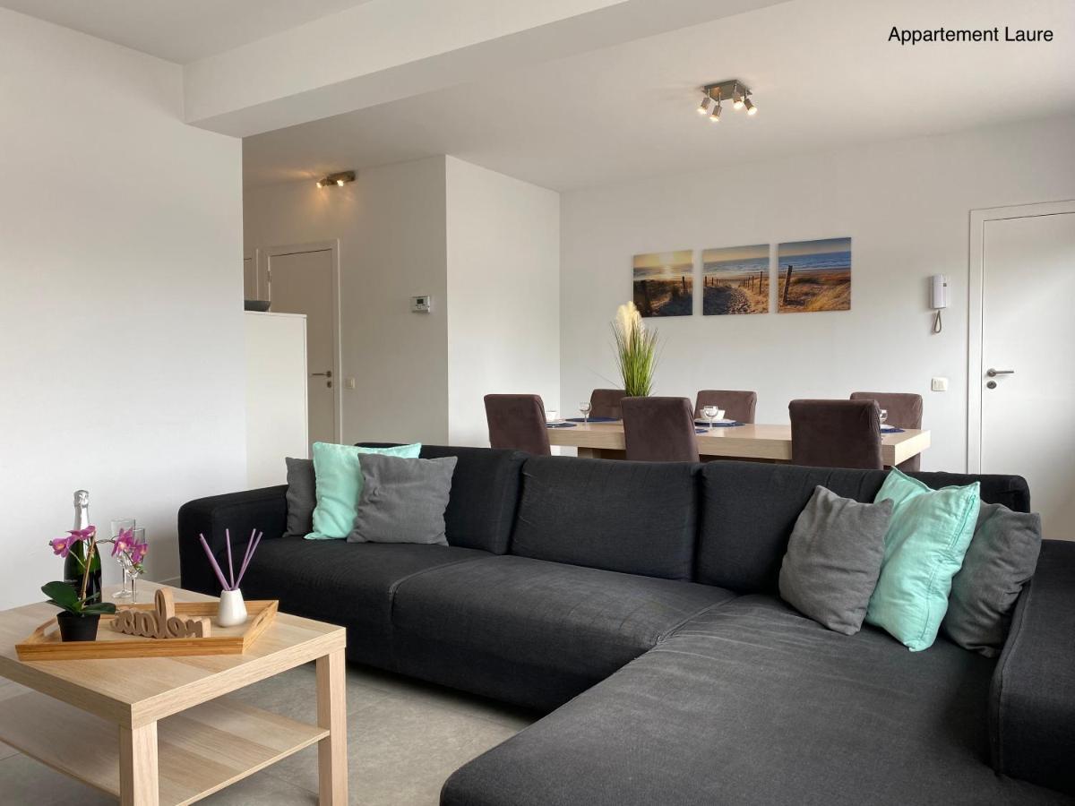 Residentie Duinenzucht - Appartement Laure I Studio Lynne بريدين الغرفة الصورة