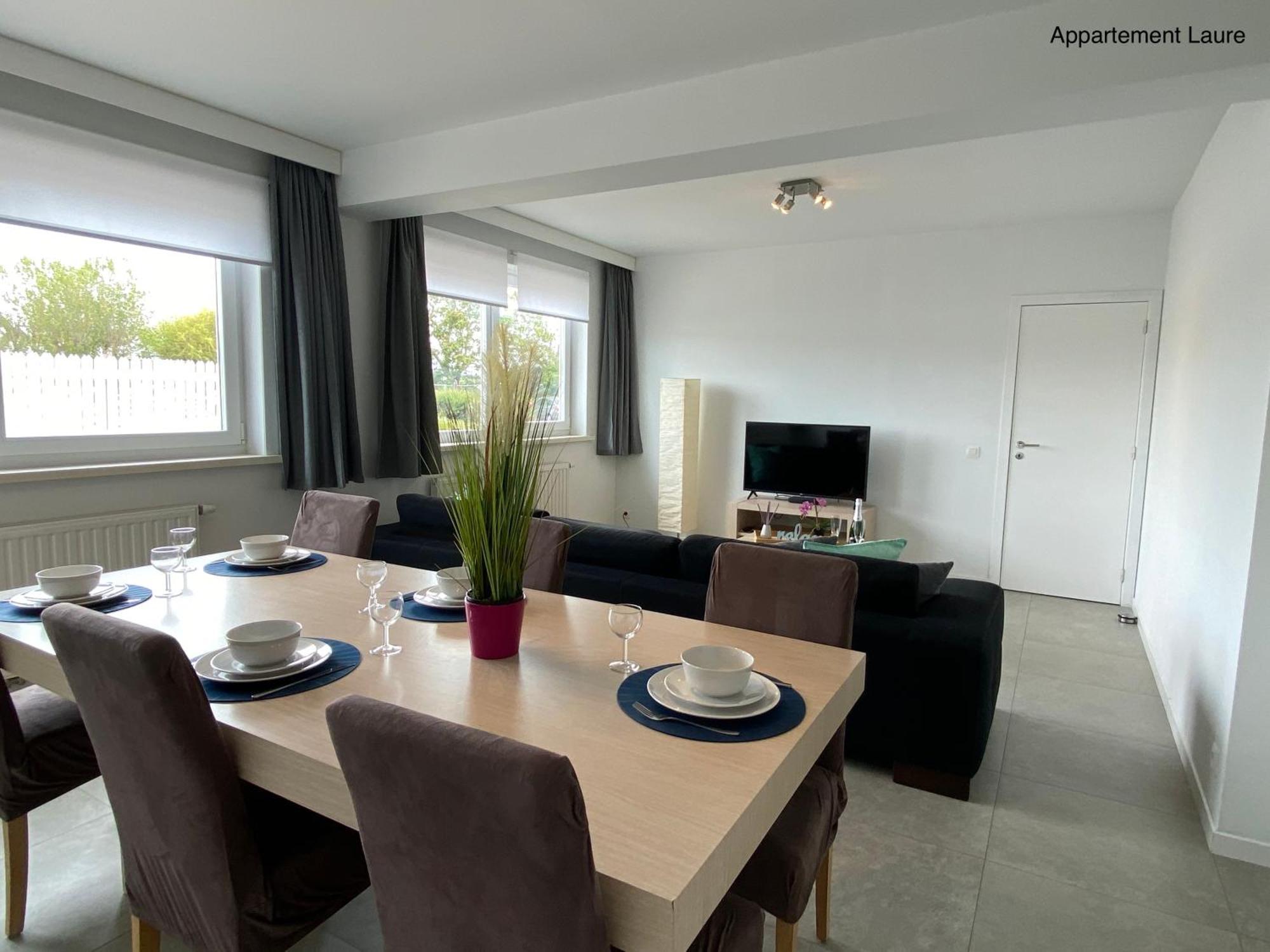 Residentie Duinenzucht - Appartement Laure I Studio Lynne بريدين الغرفة الصورة